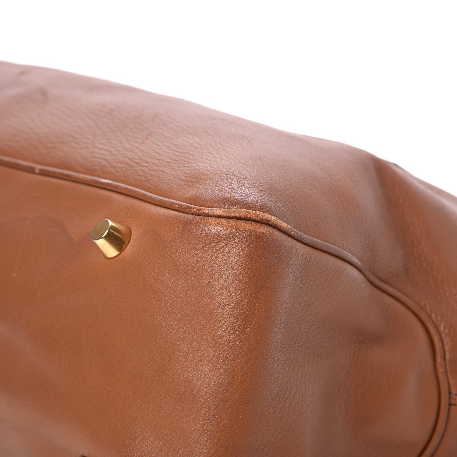 Celine Calfskin Top Handle Tote Tan 14 of 21