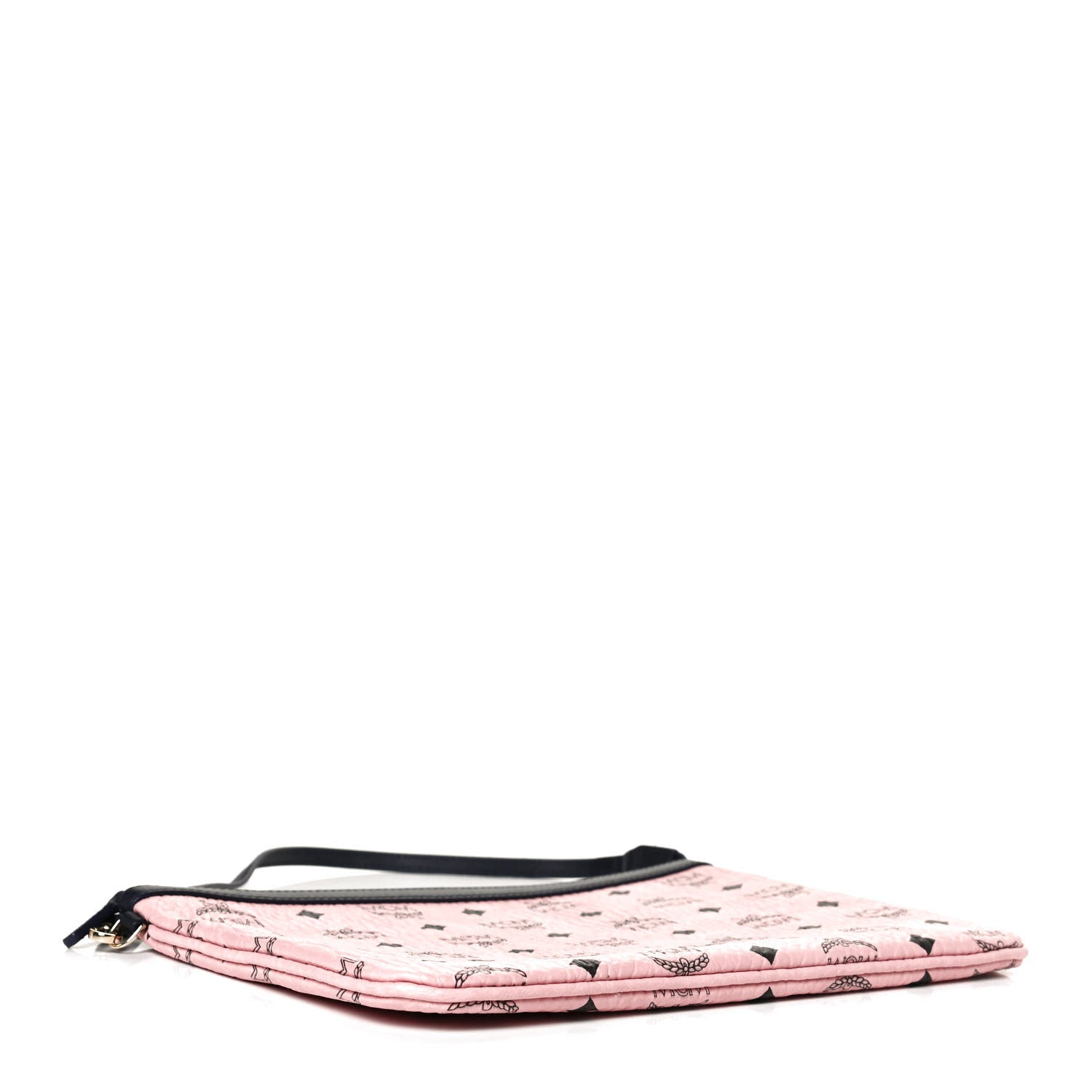 MCM Visetos Liz Shopper Tote Pouch Soft Pink 4 of 9