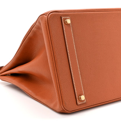 Hermes Chevre de Coromandel Birkin 40 Cognac 10 of 18