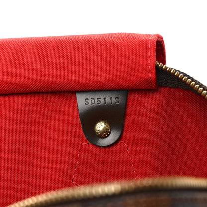 Louis Vuitton Damier Ebene Speedy 35 8 of 12
