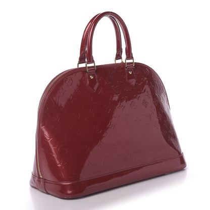 Louis Vuitton Vernis Alma GM Pomme D'Amour 3 of 7
