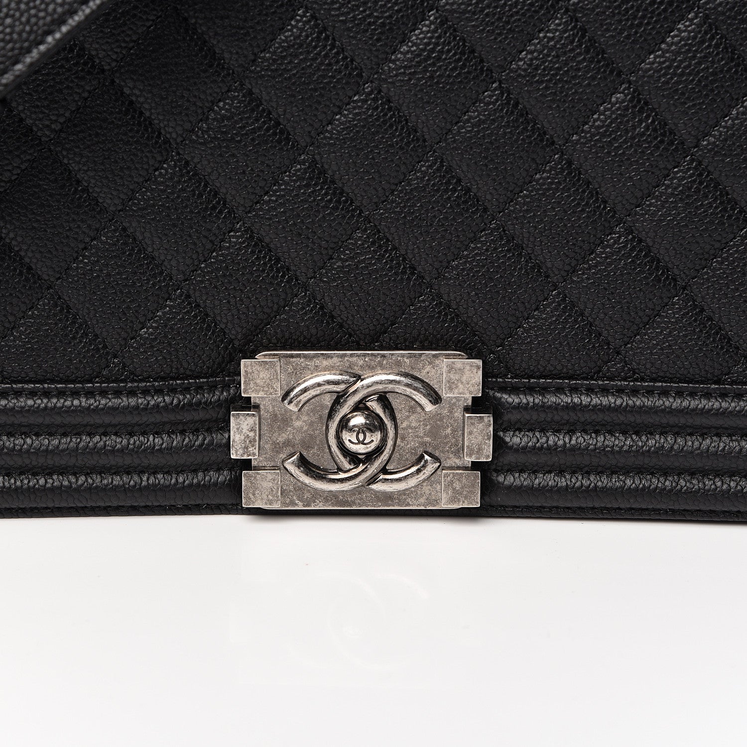 Chanel Caviar Quilted Medium Boy Flap Black 8 of 11