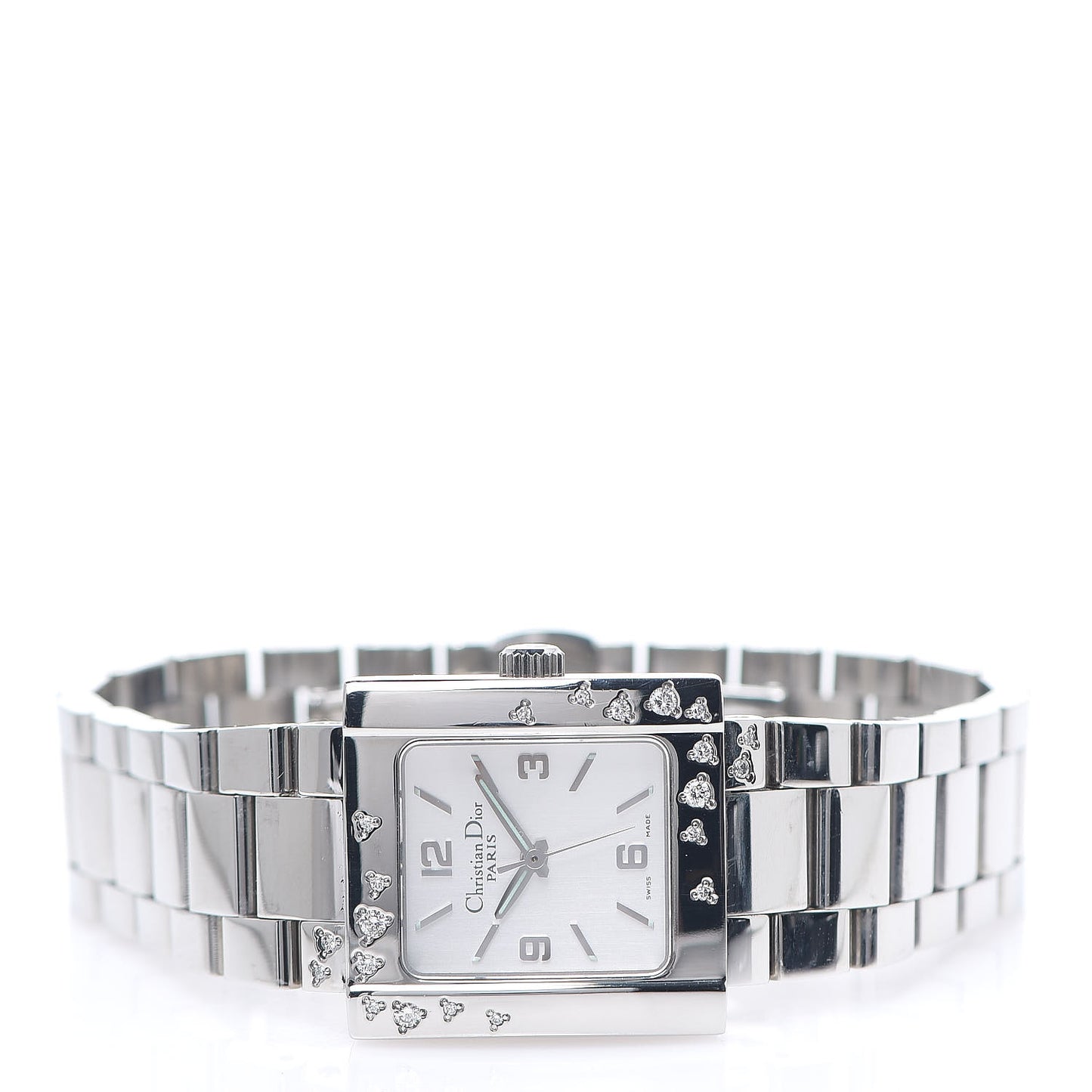 Stainless Steel Diamond 24mm Riva Quartz Watch