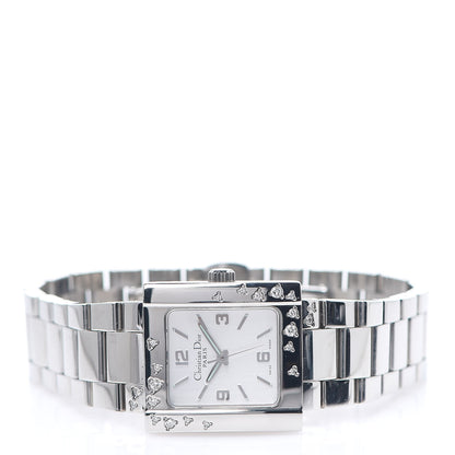Christian Dior Stainless Steel Diamond 24mm Riva Quartz Watch 2 of 6