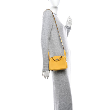 Hermes Taurillon Clemence Mini Lindy 20 Sun 2 of 12