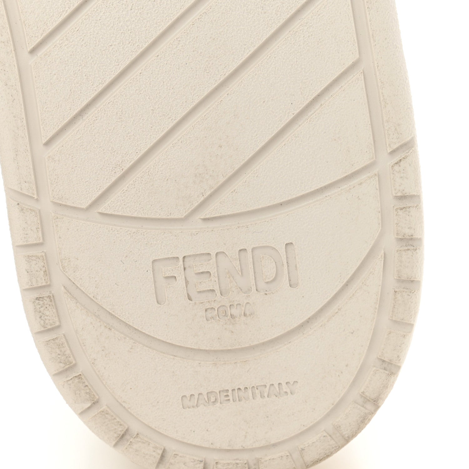 Fendi Suede Vitello Fendi Logo Match Low Top Sneakers 36 Cream Tobacco Black 7 of 10