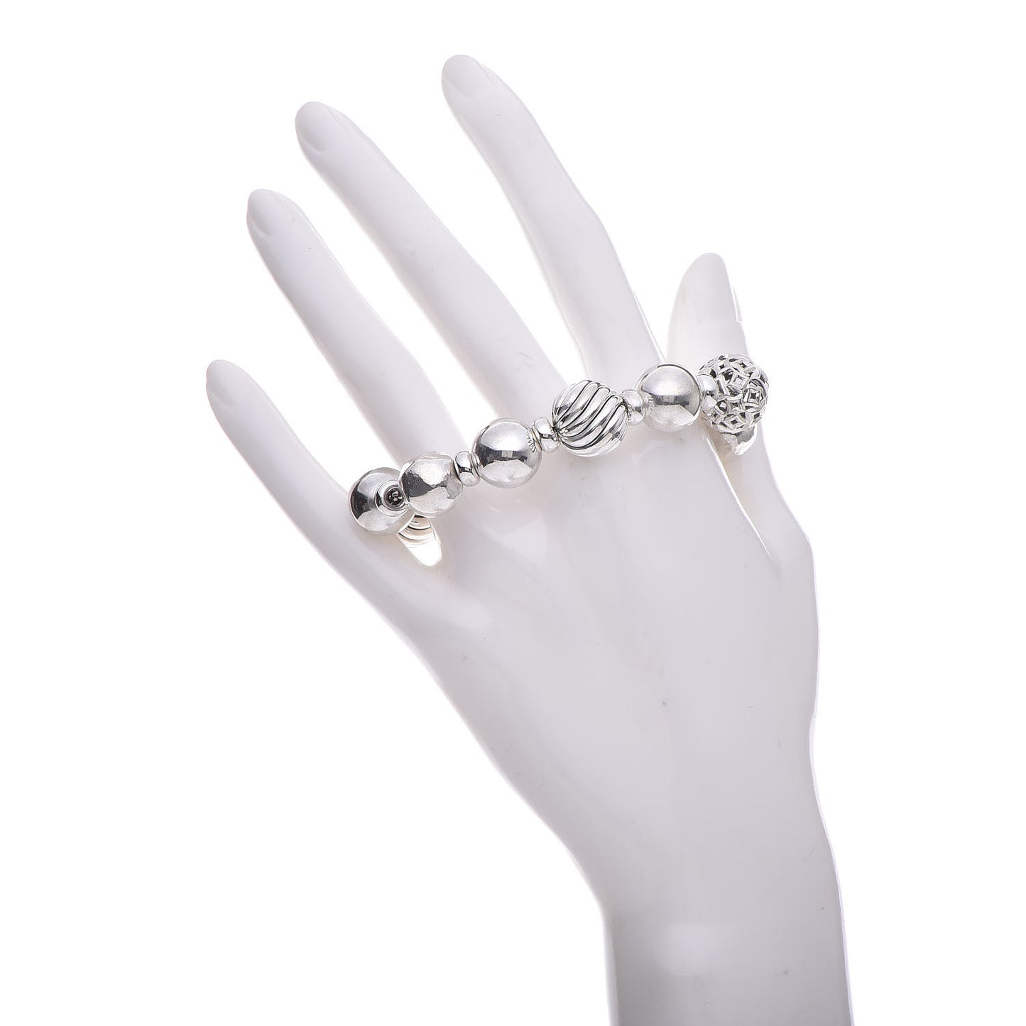 Sterling Silver 14mm Elements Bead Bracelet