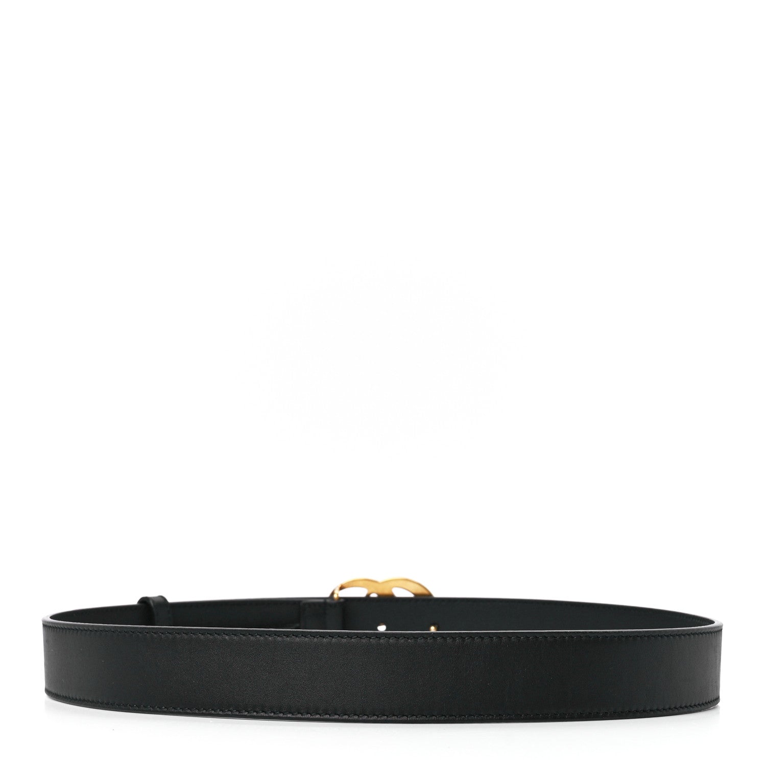Gucci Calfskin Double G 30mm Belt 80 32 Black 2 of 4