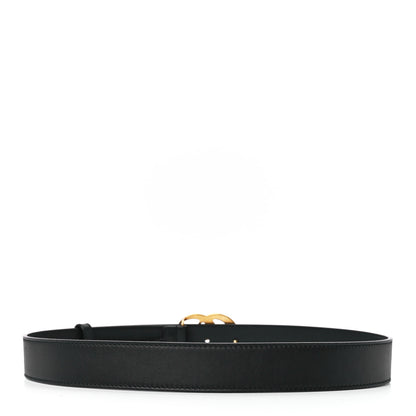 Gucci Calfskin Double G 30mm Belt 80 32 Black 2 of 4