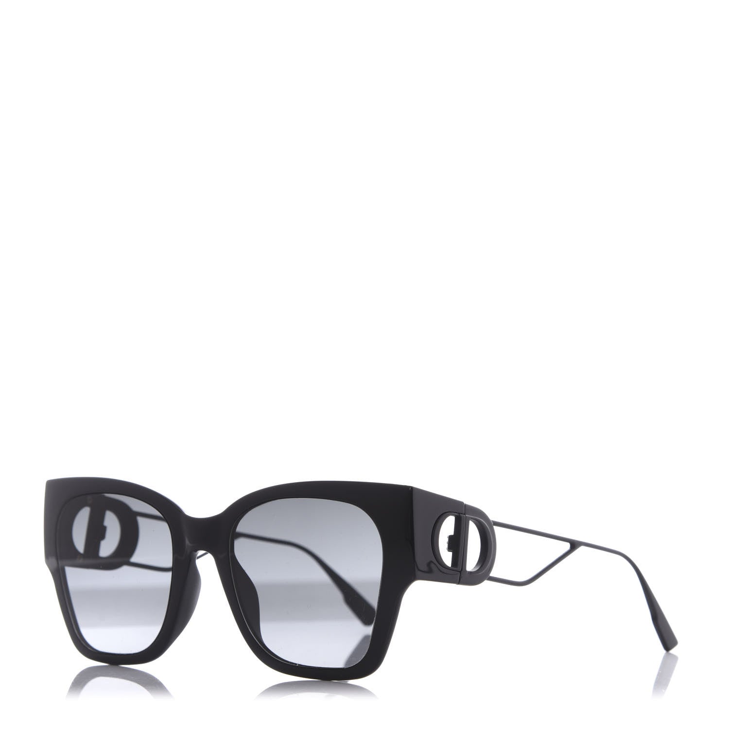 Christian Dior Rectangular 30 Montaigne 1 Sunglasses Black 1 of 7
