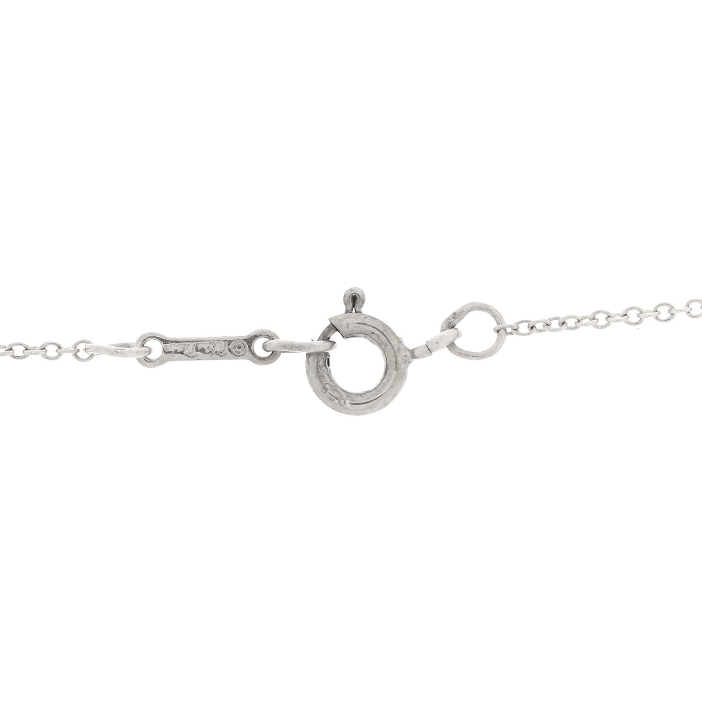 Sterling Silver Diamond Paloma Picasso Loving Heart Necklace