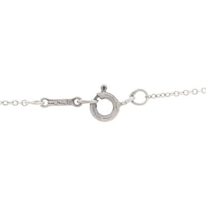 Tiffany Sterling Silver Diamond Paloma Picasso Loving Heart Necklace 5 of 6