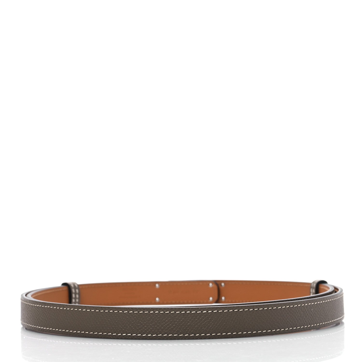 Hermes Epsom Kelly Belt Etoupe 2 of 3