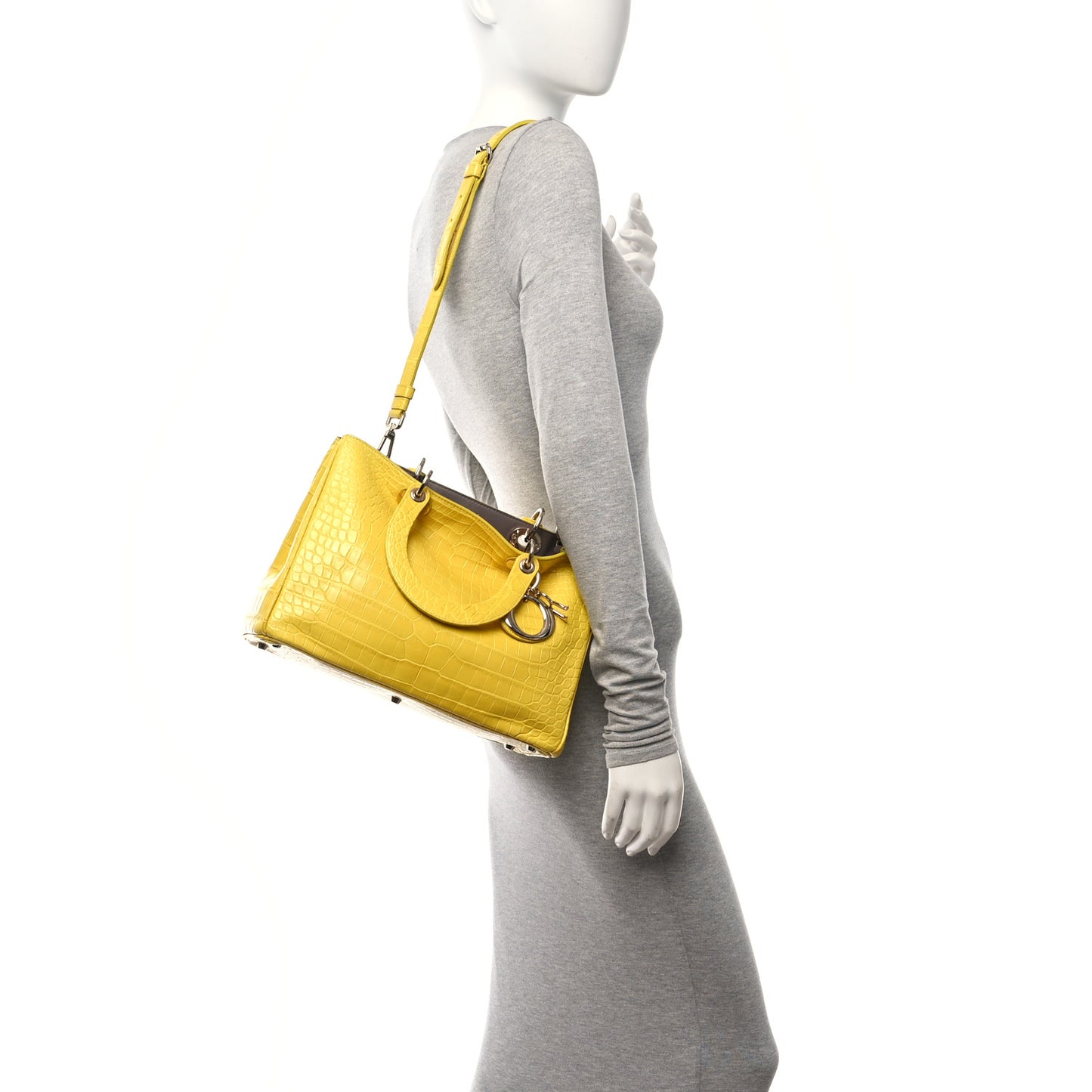 Crocodile Large Diorissimo Yellow