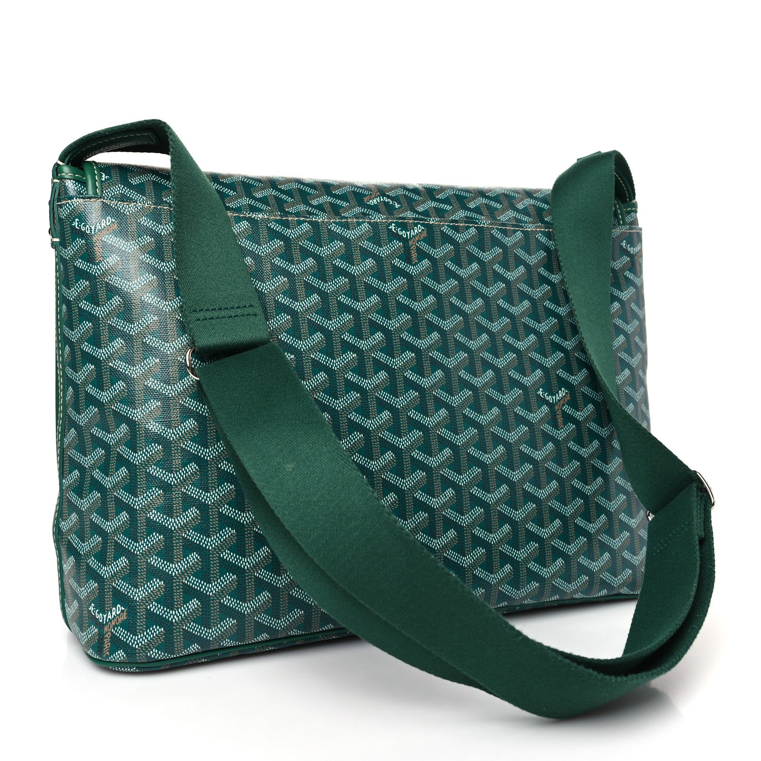 Goyard Goyardine Capetien Messenger Bag Green 3 of 7