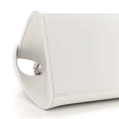 Salvatore Ferragamo Natural Grain Calfskin Mini Hug Bag Optic White 8 of 13