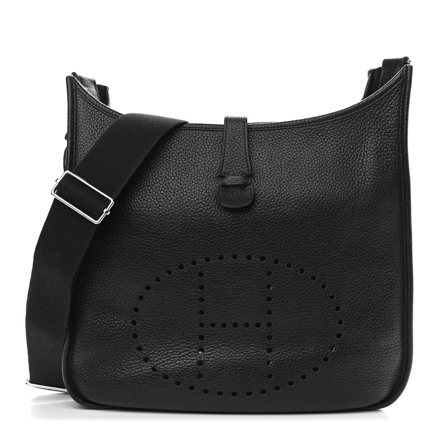 Hermes Taurillon Clemence Evelyne III GM Black 1 of 9