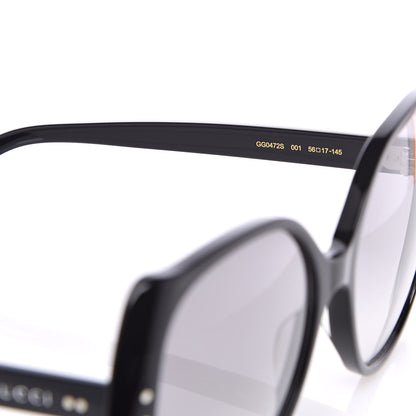 Gucci Oversize Square GG0472S Sunglasses Black 6 of 7