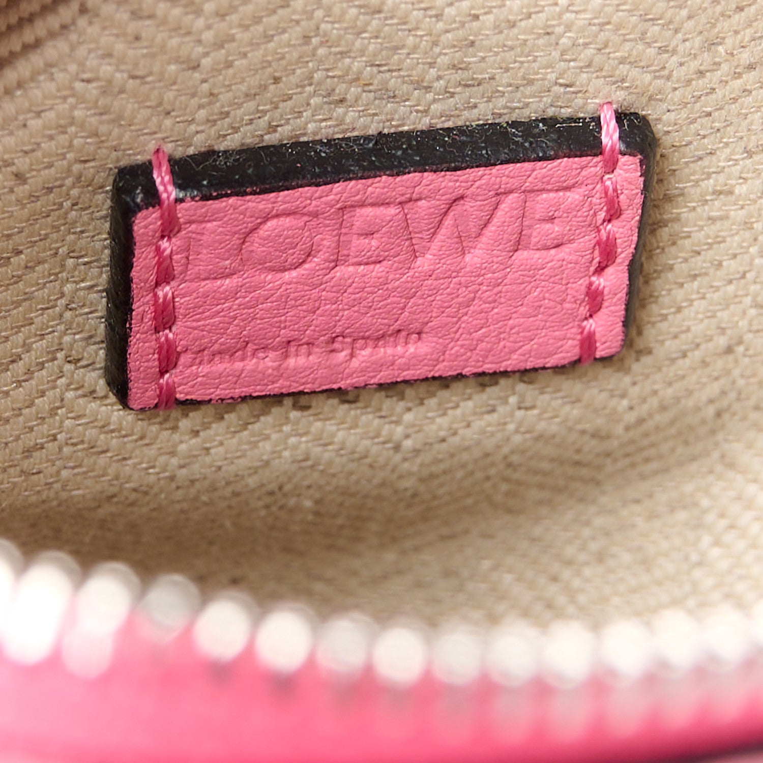 Loewe Calfskin Mini Puzzle Bag Wild Rose 6 of 11