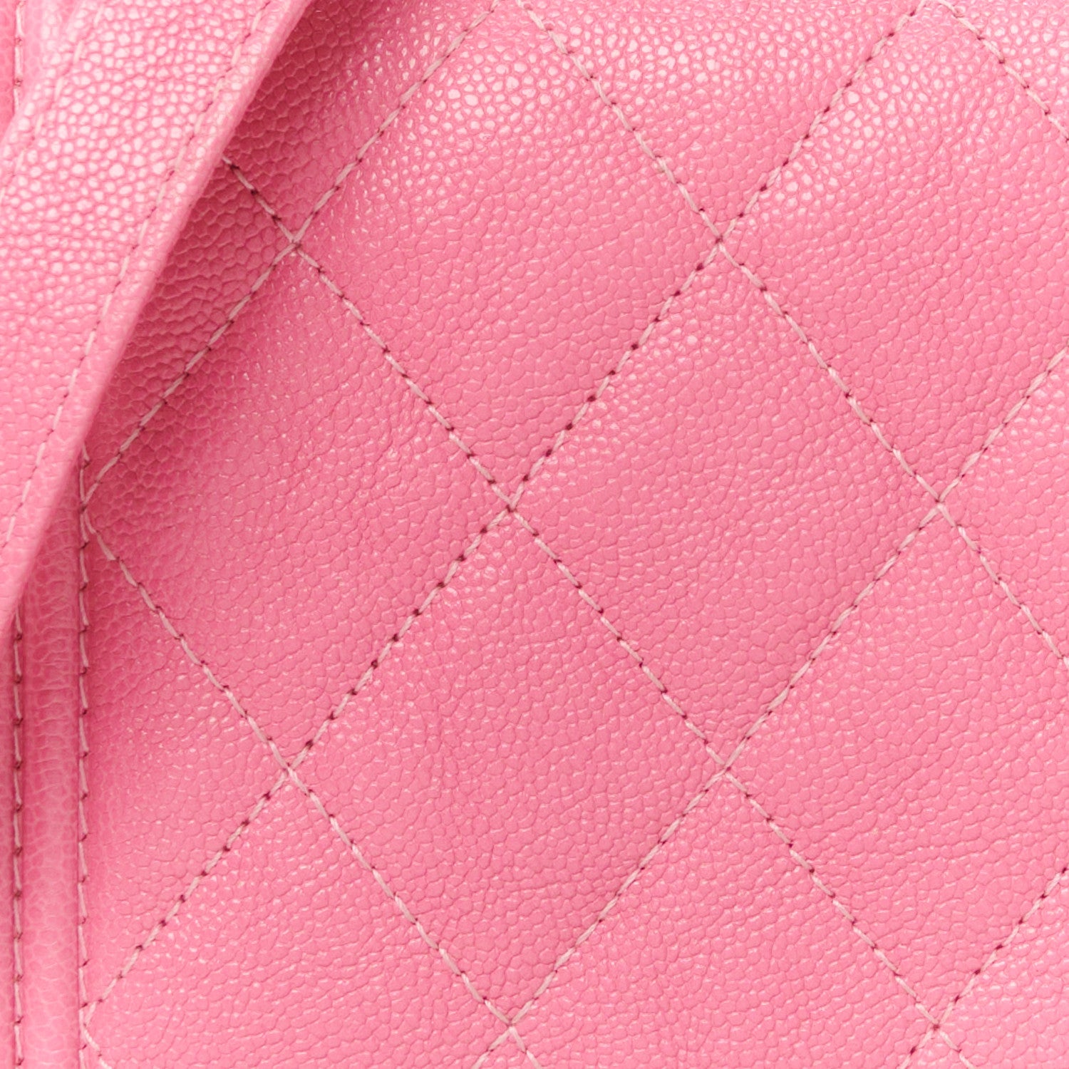 Chanel Caviar Quilted Boy Wallet On Chain WOC Pink 9 of 12
