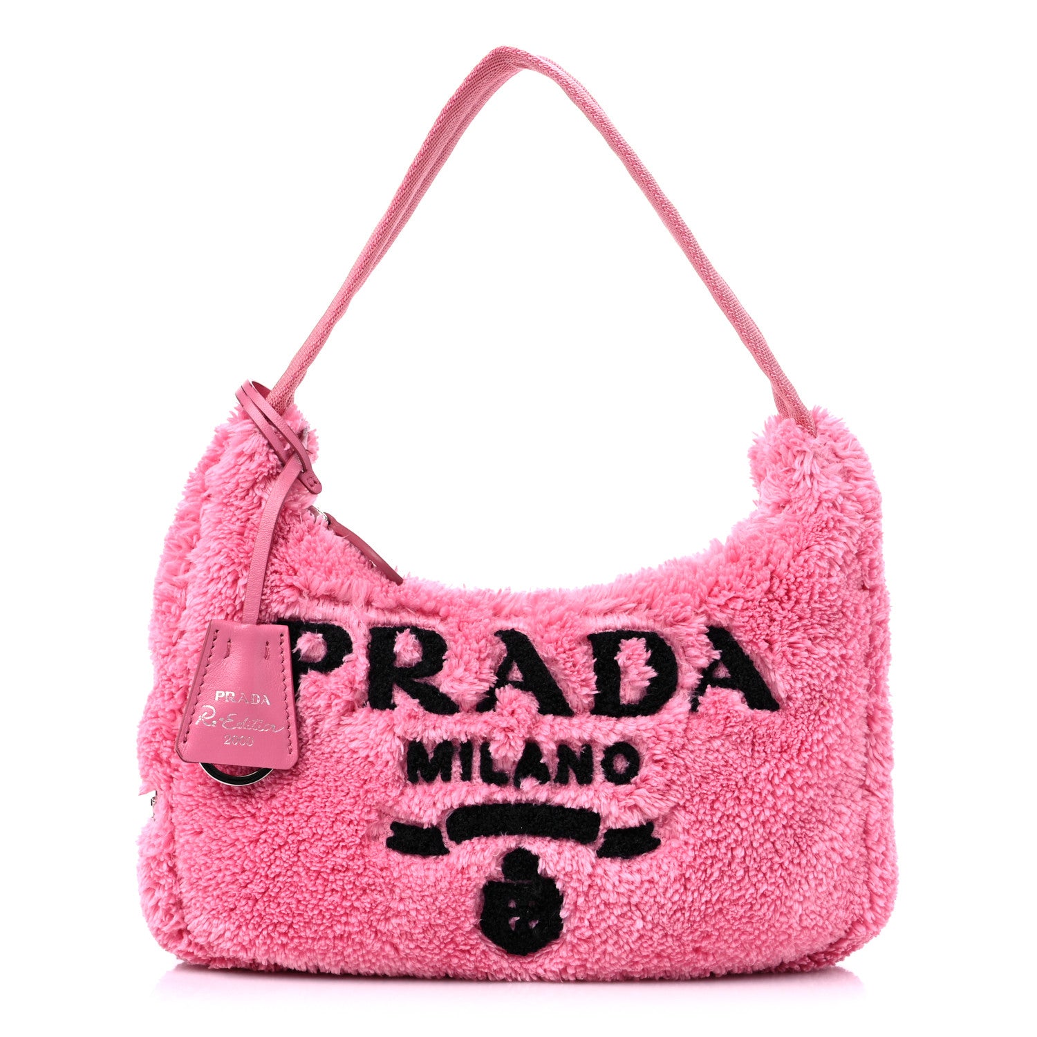 Prada Terry Cloth Mini Re-Edition 2000 Bag Petalo Black 1 of 8