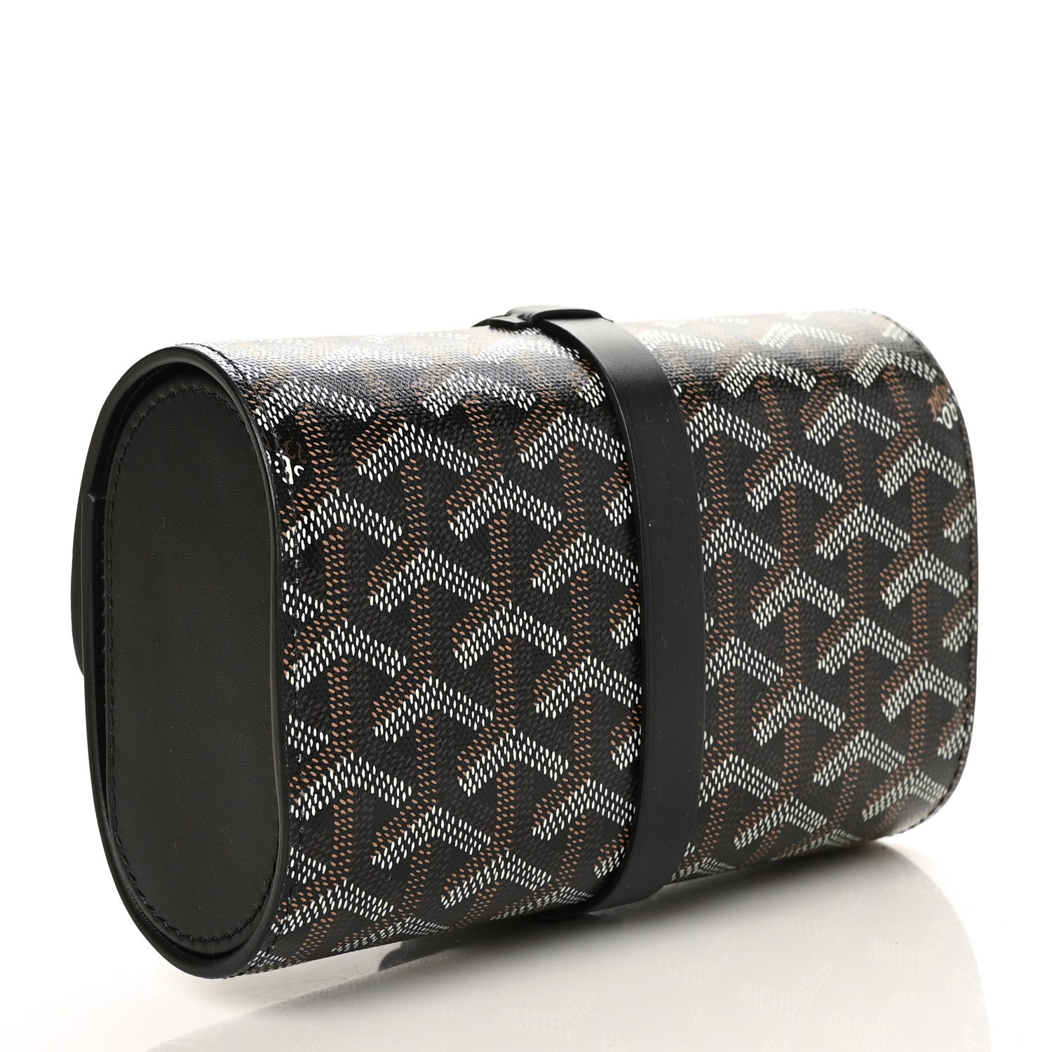 Goyard Goyardine Double Travel Watch Case Black 2 of 8