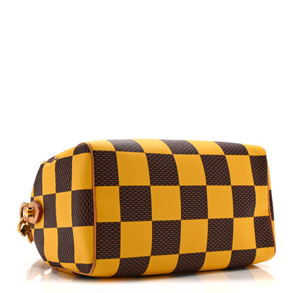 Louis Vuitton Damier Pop Speedy Bandouliere 25 Jaune Mat 4 of 9