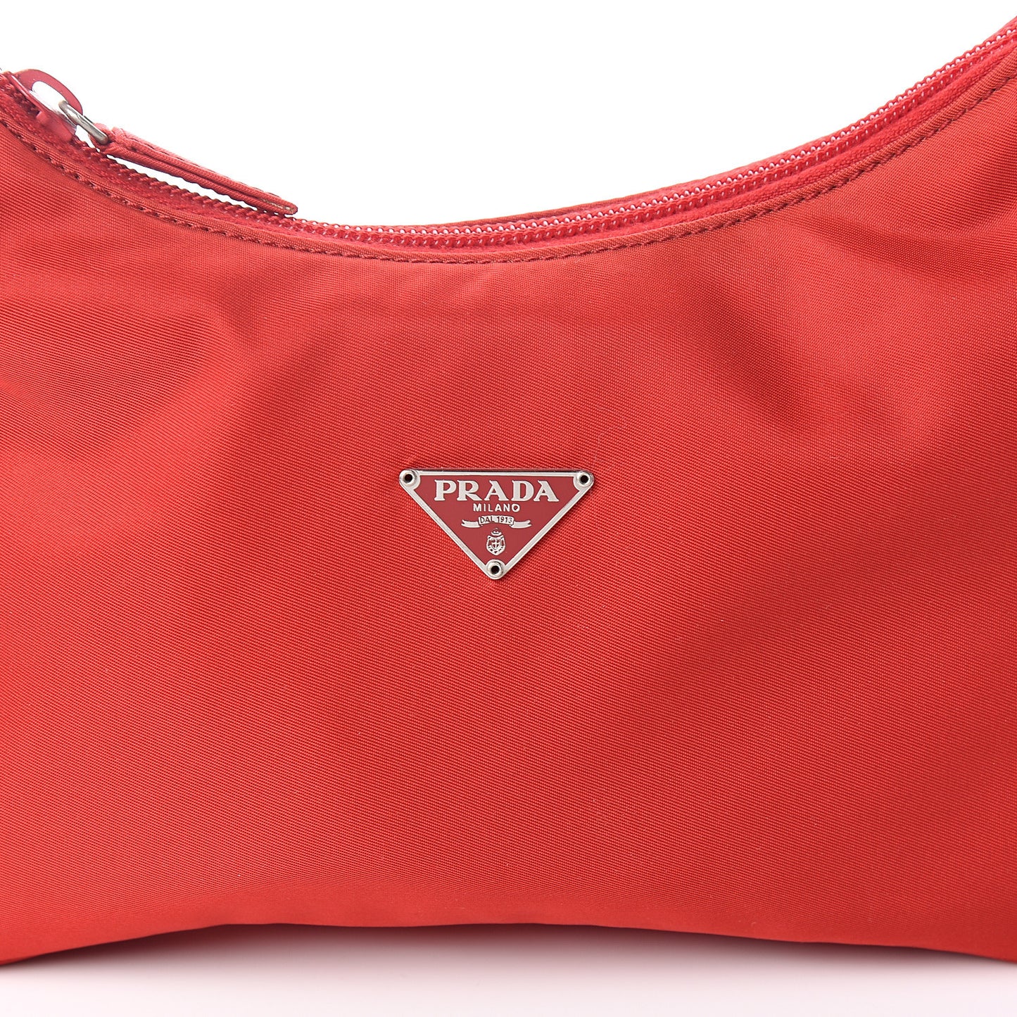 Tessuto Nylon Sport Shoulder Bag Rosso