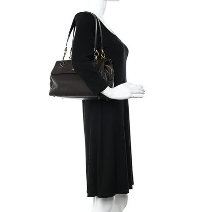 Chanel Caviar Flap Shoulder Bag Brown 2 of 16