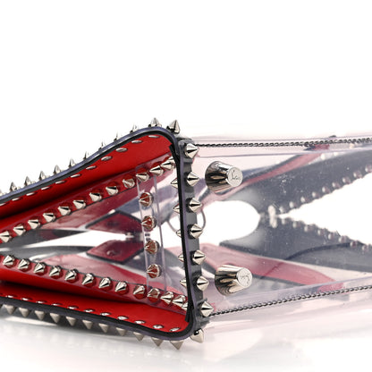 Christian Louboutin PVC Calfskin Spiked Mini Paloma Black 8 of 9