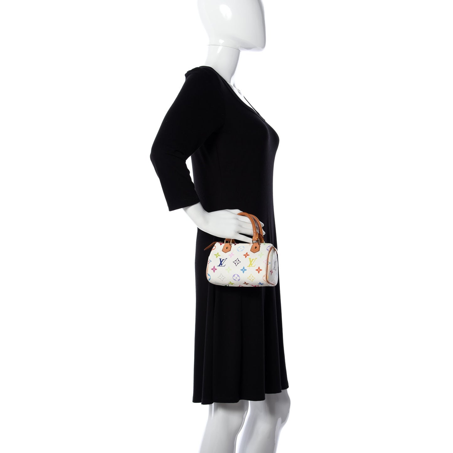 Monogram Multicolor Mini Sac HL Speedy White