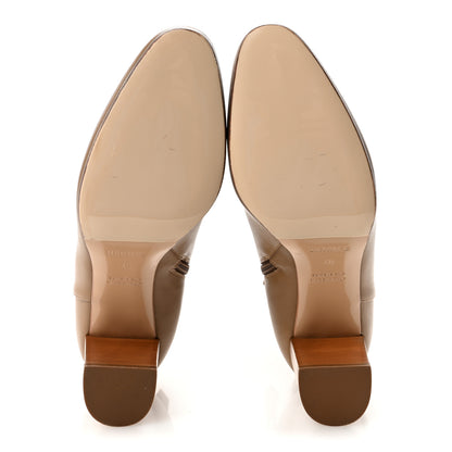 Hermes Calfskin Saint Germain Ankle Boots 40 Brun Fume 6 of 9