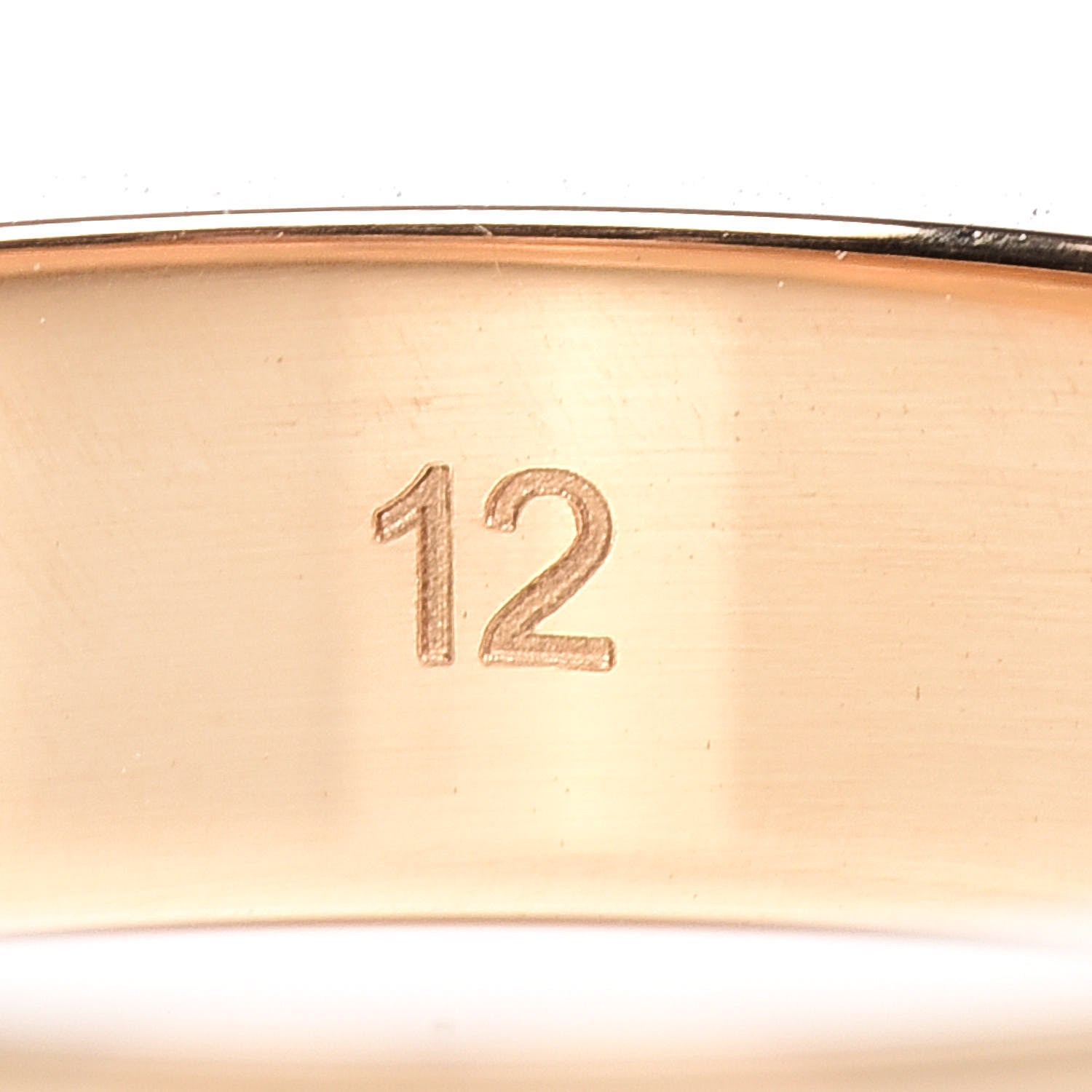 Gucci 18K Yellow Gold 4mm Icon Thin Band Ring 52 6 7 of 7
