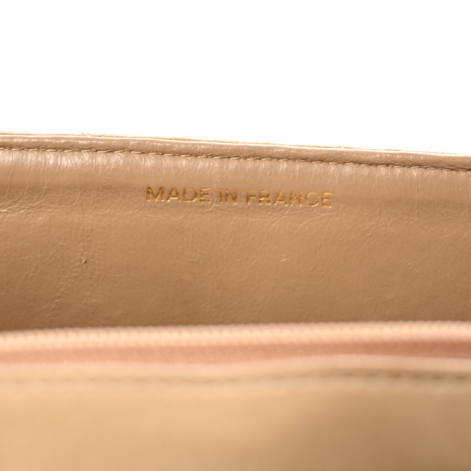 Chanel Lambskin Quilted Medium Square Flap Bag Beige 7 of 10