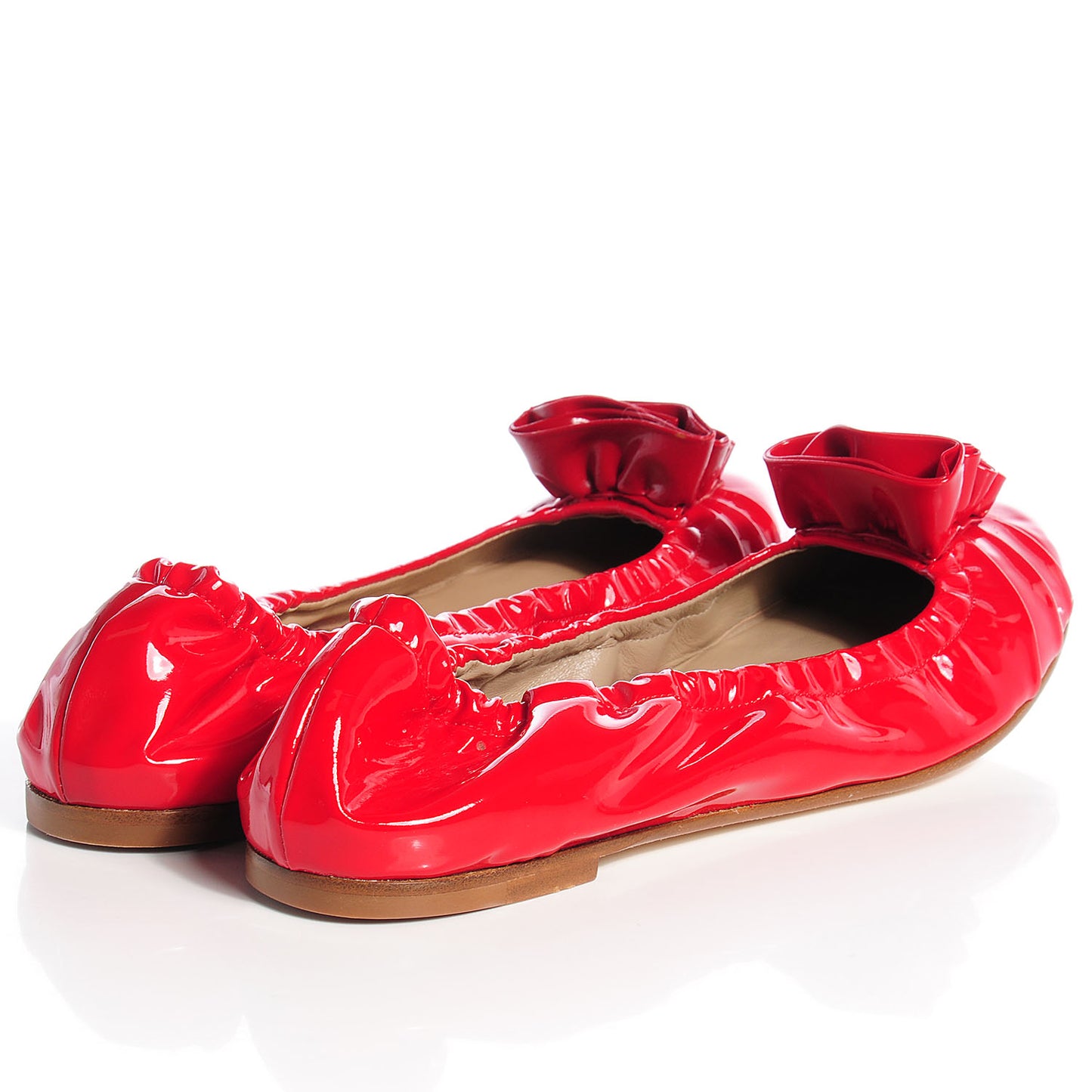 Patent Ballet Flats 40 Red