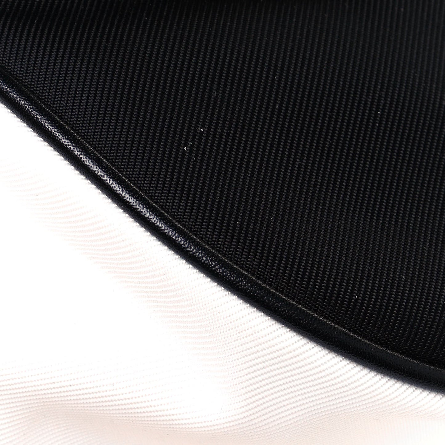 Nylon Sport Belt Bag Black White Red
