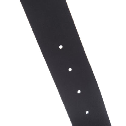 Gucci Calfskin Brass Feline Buckle Belt 80 32 Black 5 of 7