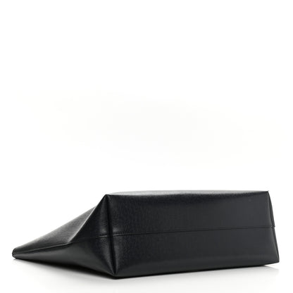 Saint Laurent Calfskin Large Shopping Tote Deep Marine 5 of 13