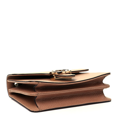 Gucci Dollar Calfskin Small Interlocking G Shoulder Bag Camelia 4 of 9