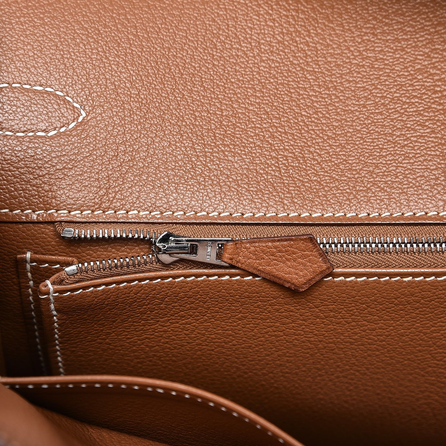 Natural Barenia Faubourg Birkin 35 Fauve