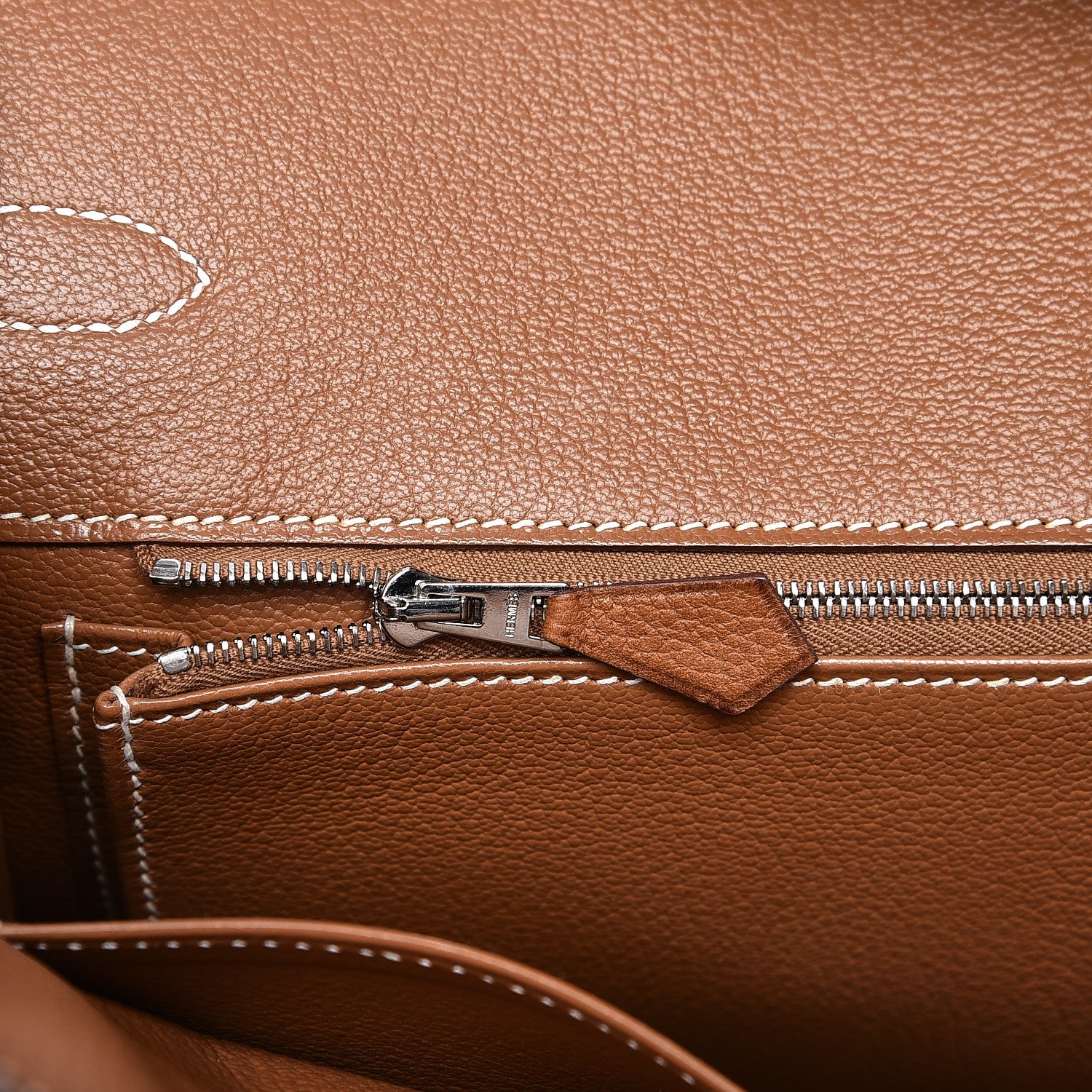 Hermes Natural Barenia Faubourg Birkin 35 Fauve 13 of 38