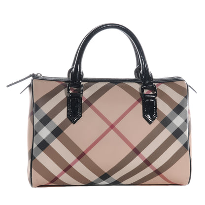 Burberry Nova Check Chester Bowling Bag Black 1 of 7