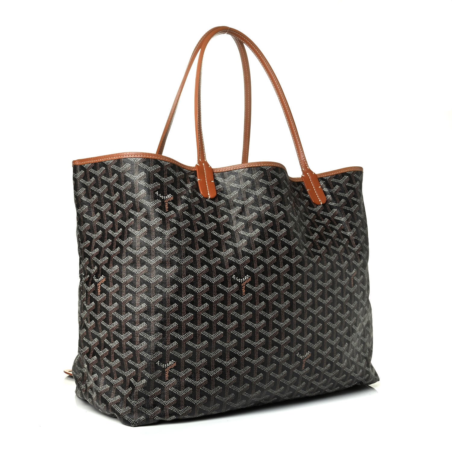 Goyard Goyardine Saint Louis GM Black Gold 2 of 7
