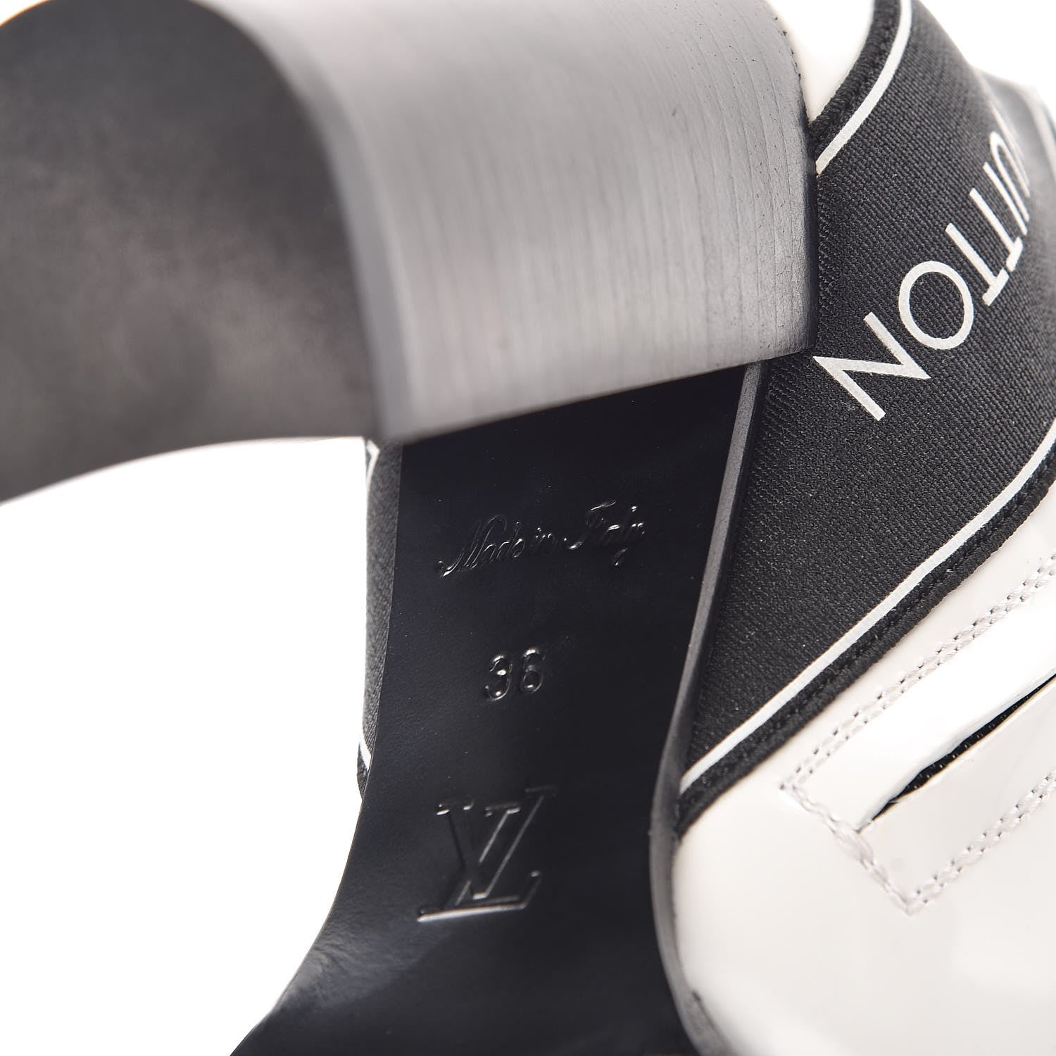 Louis Vuitton Patent Calfskin Star Trail Ankle Boots 36 White 6 of 10
