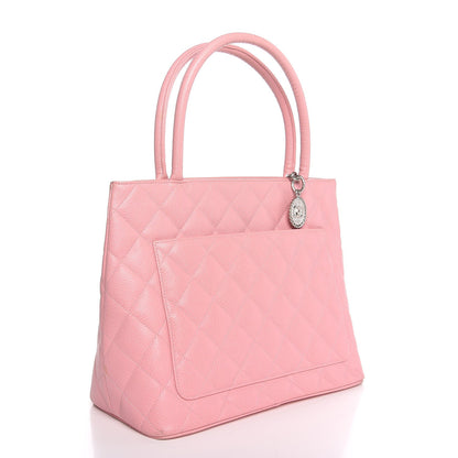 Chanel Caviar Quilted Medallion Tote Light Pink 3 of 11