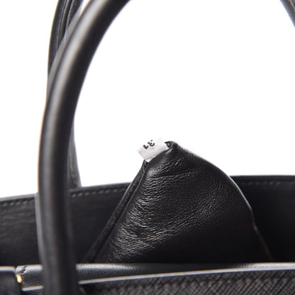 Prada Saffiano City Calfskin Small Bibliothèque Top Handle Black Fuoco 7 of 9