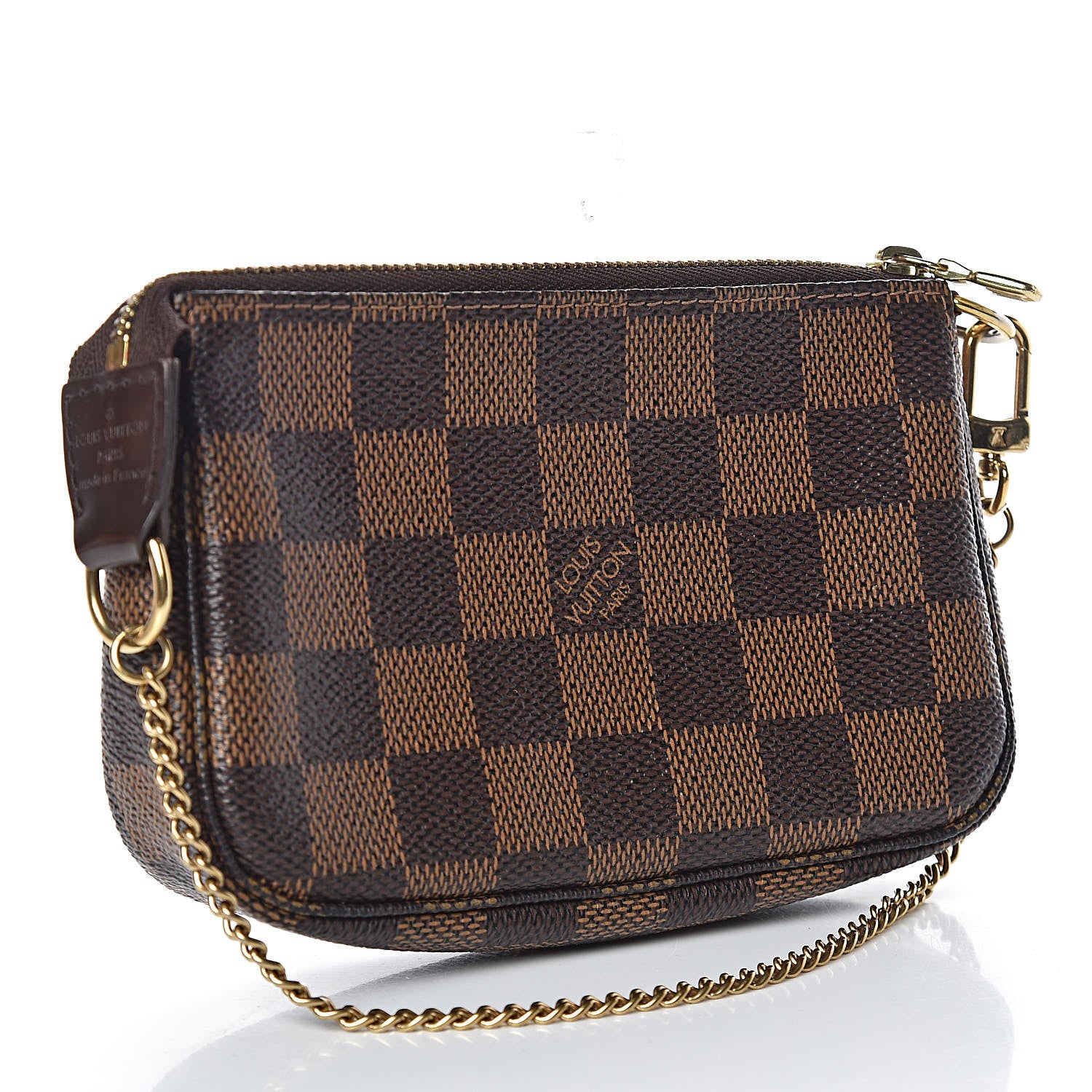 Louis Vuitton Damier Ebene Complice Trunks and Bags Mini Pochette Accessories Red 3 of 8