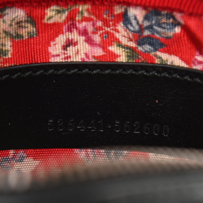 Gucci Calfskin Trapuntata Web Mini GG Shoulder Bag Black 7 of 10