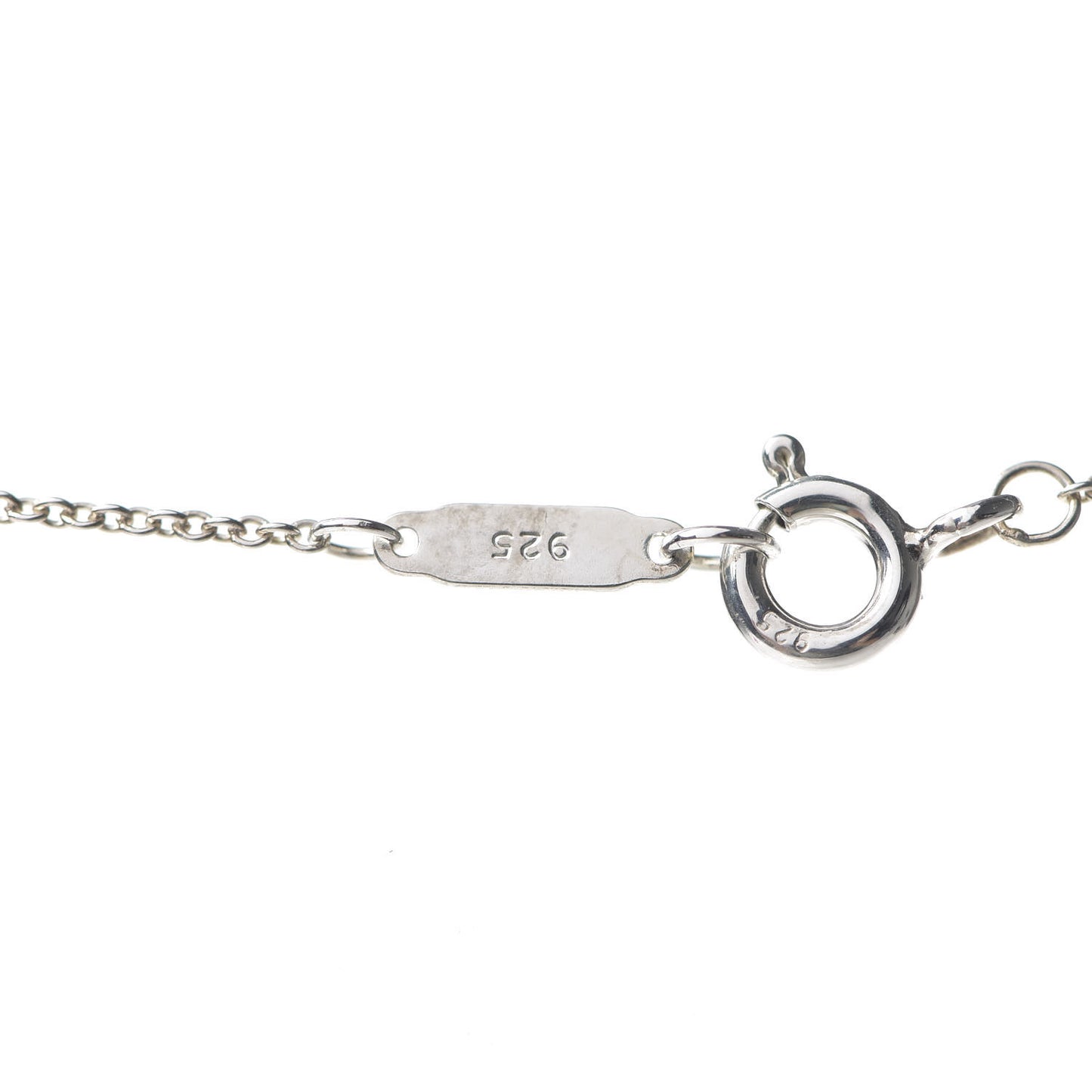 Sterling Silver Oval Key Pendant Necklace