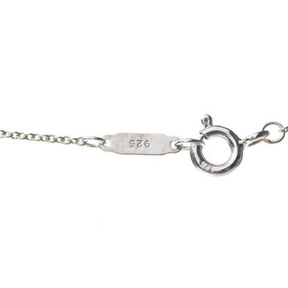 Tiffany Sterling Silver Oval Key Pendant Necklace 6 of 6